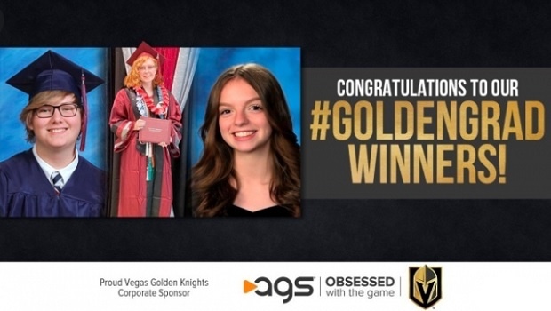 AGS and Vegas Golden Knights announce #GoldenGrad promotion winners