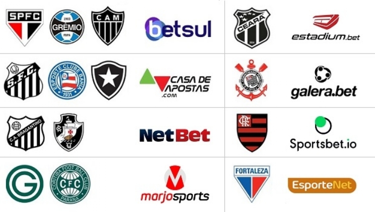 Dos 20 clubes da Série A do Brasileirão, 14 têm alguma parceria com casas de apostas