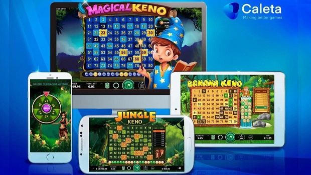Brazilian Caleta Gaming launches trio of pioneering keno games