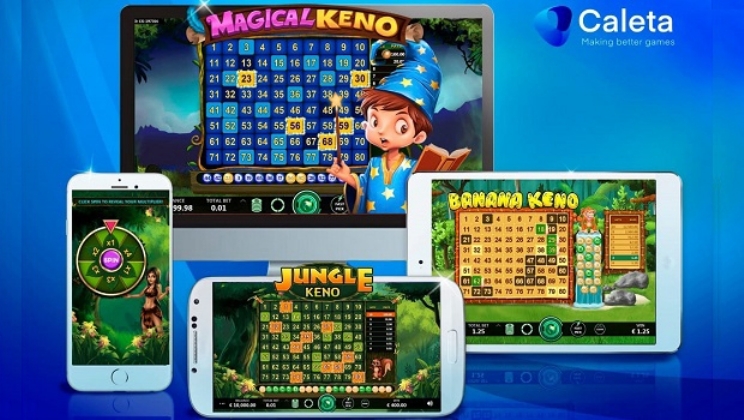 A brasileira Caleta Gaming lança trio de jogos de Keno