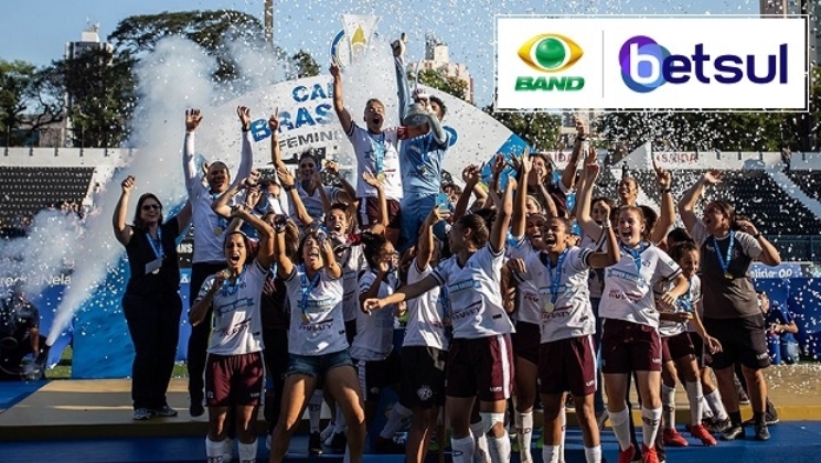 Betsul é o novo apoiador do Campeonato Brasileiro de Futebol Feminino na Band