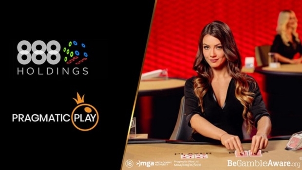 Pragmatic Play lança novos slots e cassino ao vivo com 888