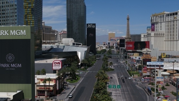 Falta de visitas internacionais prolongará recuperação de Las Vegas