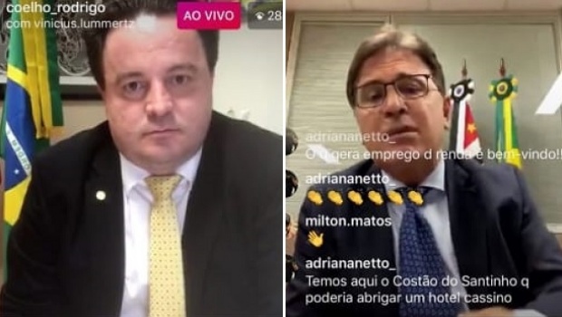 Vinícius Lummertz e Rodrigo Coelho defenderam a legalização dos cassinos