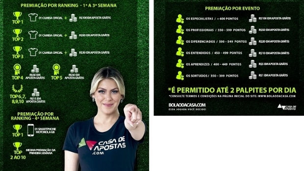 Casa de Apostas launches prize pool with special rewards for its users