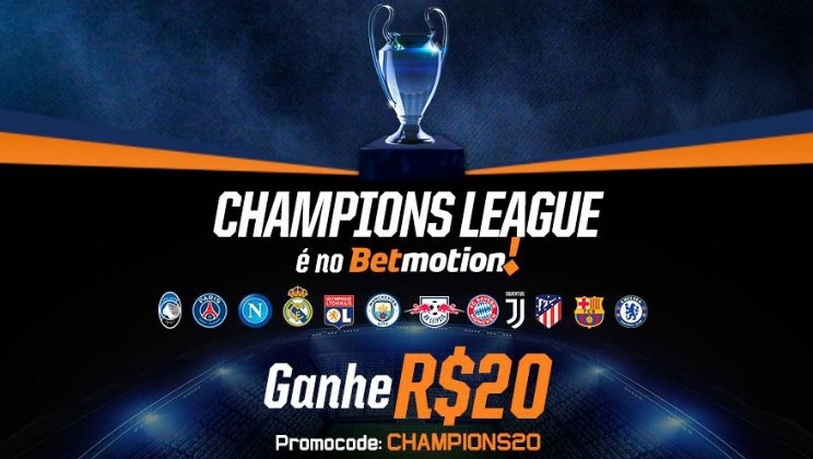 Betmotion lança promoção campeã para retomada da Champions League no Brasil