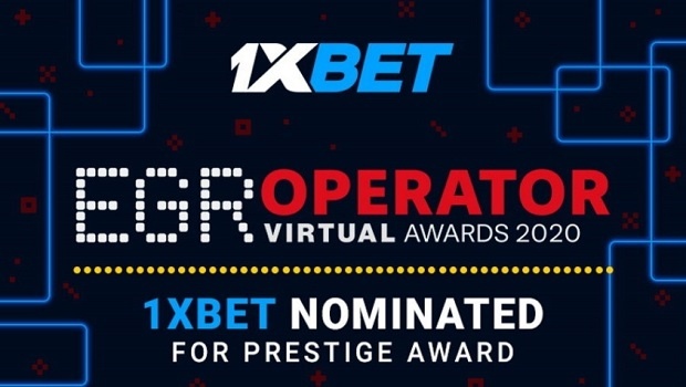 1xBet nominated at EGR Operator Awards