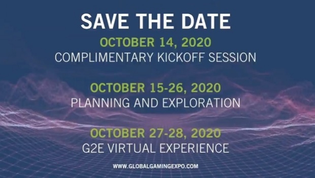 Organizadores do G2E confirmam datas para seu evento virtual de 2020