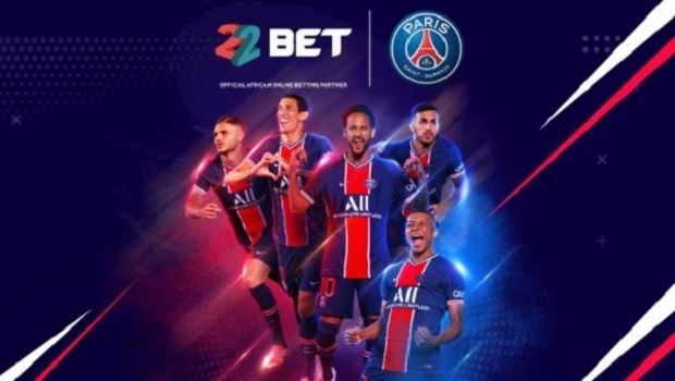 22BET se torna o parceiro oficial de apostas online do Paris Saint-Germain