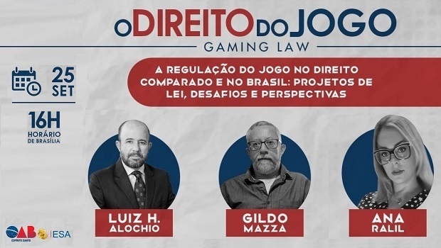 Games Magazine Brasil participará do webinar “O Direito do Jogo” da OAB/ES
