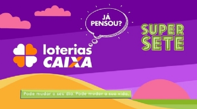 Loterias CAIXA lançam Super Sete com prêmio inicial de R$ 1 milhão