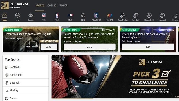 Playtech launches Casino software with BetMGM in US
