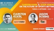 Sportradar e CEOs da DraftKings se juntam à SBC Summit Barcelona Digital