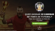 Arena 22 sorteia camisas oficiais de futebol em promoção de lançamento