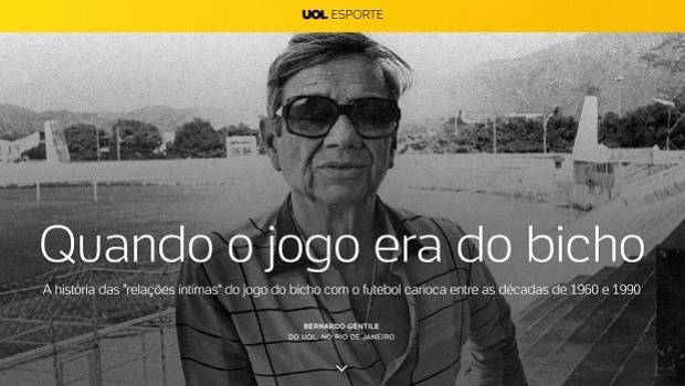 UOL recorda a história das "relações íntimas" do jogo do bicho com o futebol carioca