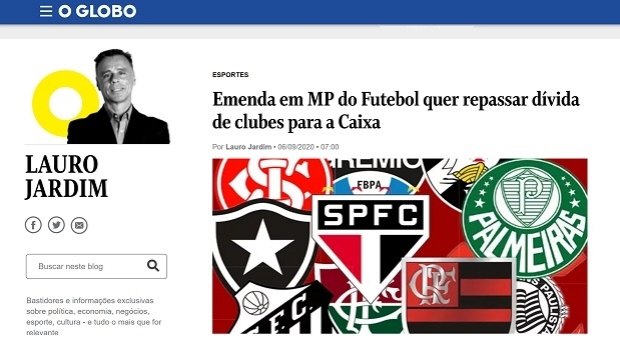 Amendment on football Provisional Measure wants to pass on club debt to Caixa