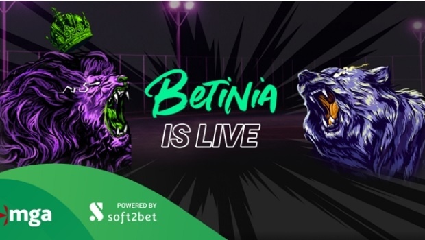 Soft2Bet revela a marca da operadora Betinia