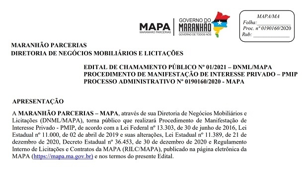 Maranhão Parcerias launches call for studies and projects for new state’s lottery