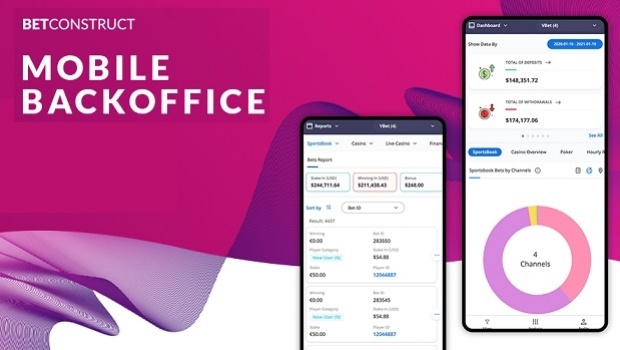 BetConstruct optimizes backoffice for mobile use