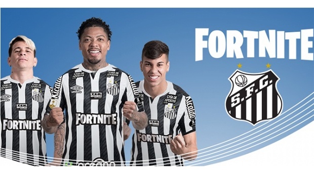 Epic Games exibirá a marca Fortnite na camisa do Santos durante a final da Libertadores