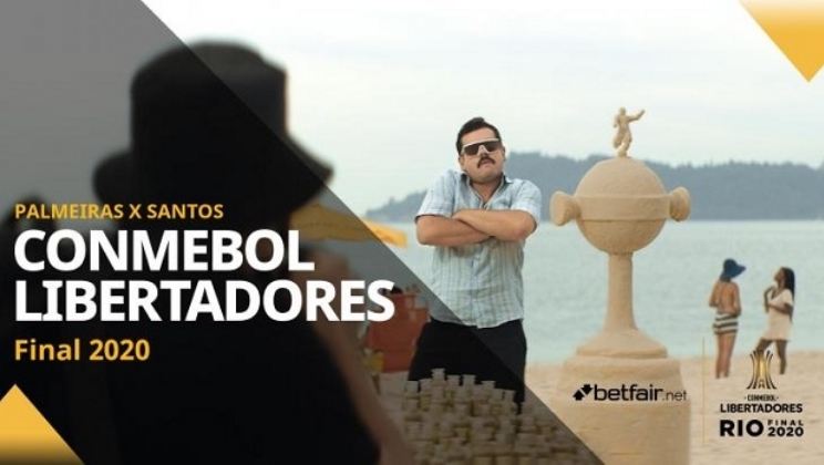 Betfair lança comercial exclusivo para a Final da Libertadores entre Palmeiras e Santos