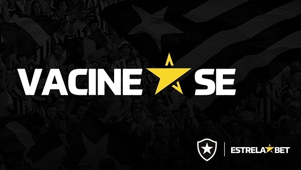 EstrelaBet encourages vaccination in action involving Botafogo's uniform