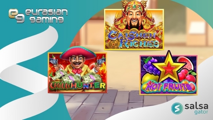 Salsa Technology lança títulos da Eurasian Gaming em seu agregador de jogos