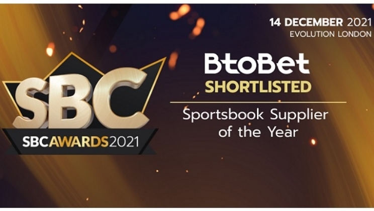 BtoBet é pré-selecionado em duas categorias para o SBC Awards