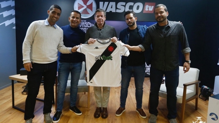 Vasco fecha patrocínio máster com casa de apostas PixBet