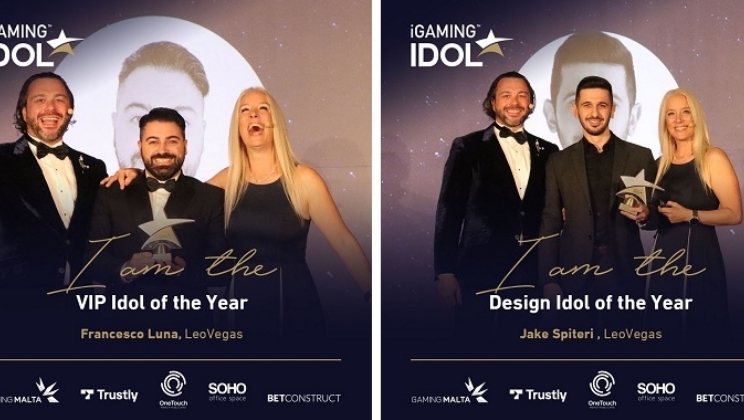Quatro membros da LeoVegas foram homenageados nos prêmios iGaming IDOL