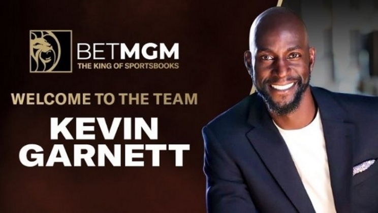 A lenda da NBA Kevin Garnett junta-se ao BetMGM como embaixador da marca