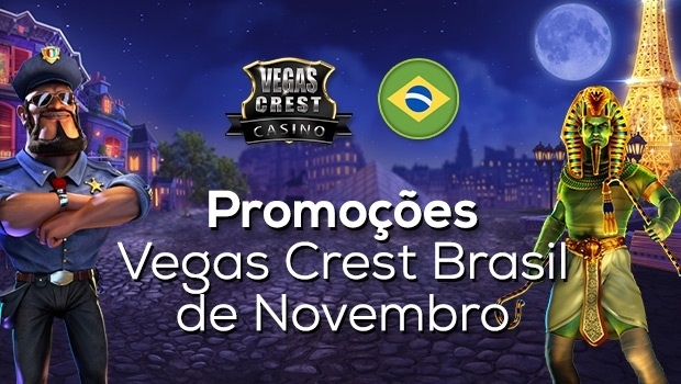 Vegas Crest Casino Brasil promises gifts, free chips and lots of cash prizes