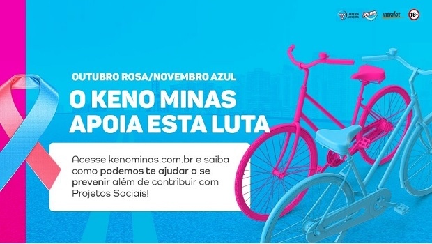 Intralot Brasil premiará clientes do Keno Minas na promoção “Outubro Rosa & Novembro Azul”