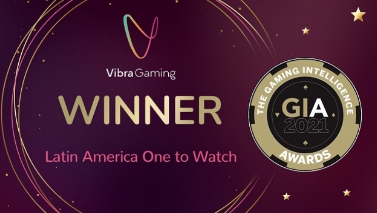 Vibra Gaming premiada no Gaming Intelligence Awards 2021