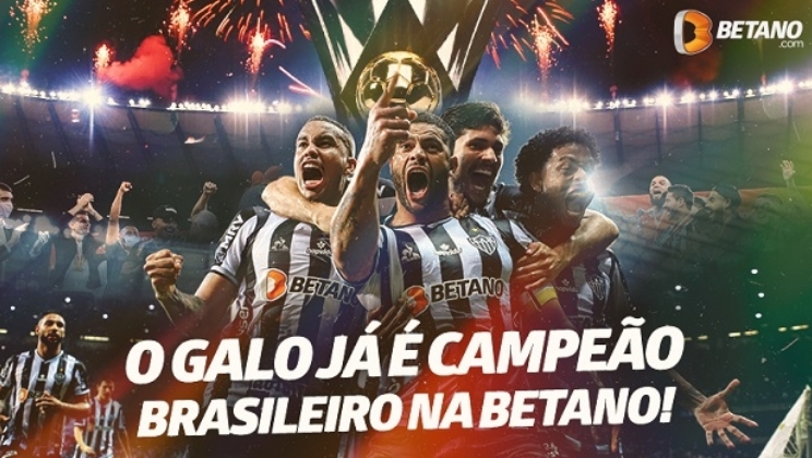Betano antecipa pagamento aos apostadores do Atlético Mineiro como campeão do Brasileirão