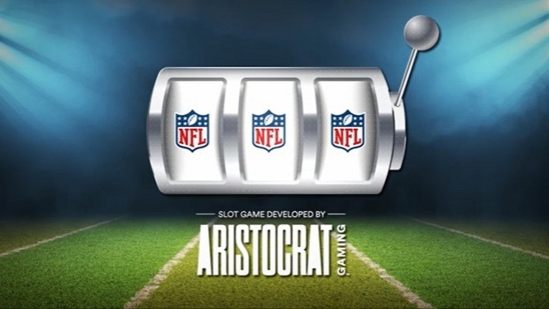 NFL e Aristocrat assinam acordo exclusivo de licenciamento de caça-níqueis