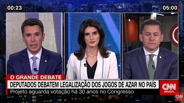 Deputados Carreras e Cezinha debatem legalização dos jogos na CNN Brasil