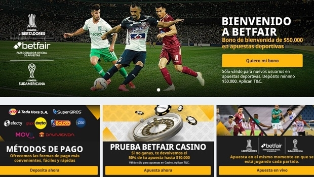 Betfair receives igaming licence in Colombia