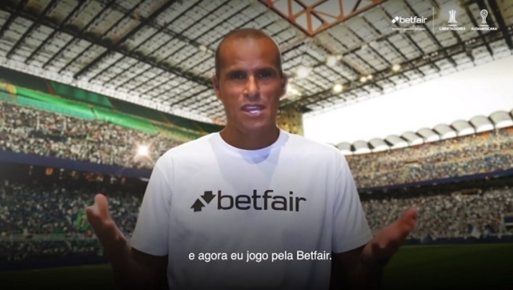 Betfair aponta novos clientes com mensagem especial de boas-vindas do Rivaldo