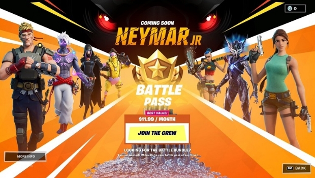 Neymar fará hoje participação especial em Fortnite