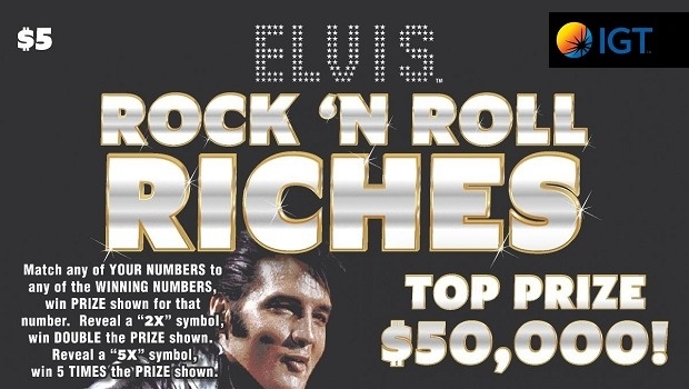 IGT ganha direitos exclusivos de licenciamento de loteria com o tema Elvis Presley