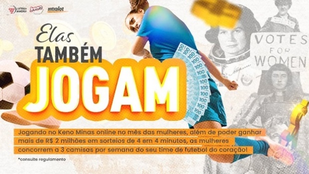 Intralot Brasil cria campanha #elastambemjogam em homenagem ao Dia Internacional da Mulher