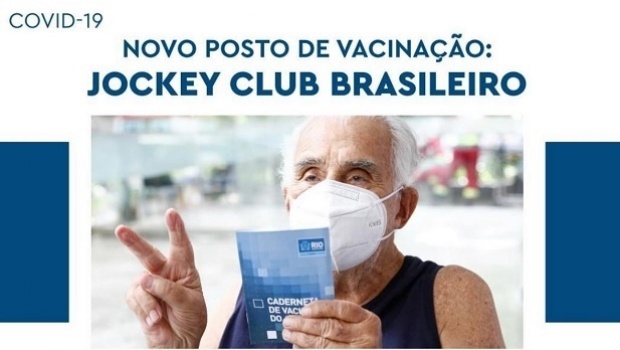 Jockey Club Brasileiro cede espaço para posto de vacinação na Zona Sul do Rio