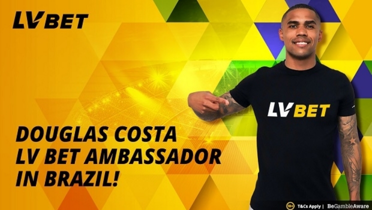 LV Bet nomeia o internacional brasileiro Douglas Costa como embaixador da marca