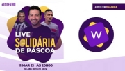 App de apostas Wanna se une a Dodô e Souza para "Live Solidária" de Páscoa