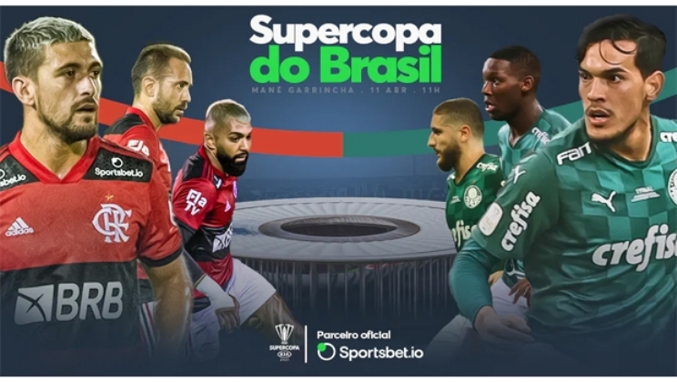 Sportsbet.io fecha parceria com a Supercopa do Brasil e prepara ações digitais