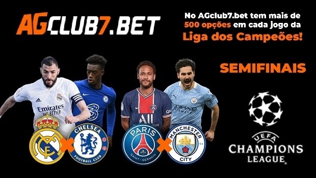 AGClub7.bet launches several betting modalities for Champions League semifinals