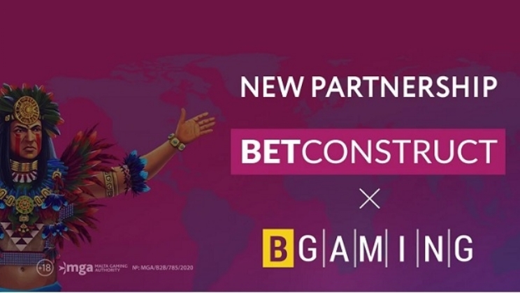 BetConstruct integra portfólio do BGaming na plataforma agregadora