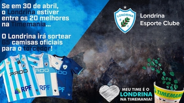 Londrina lança campanha para aumentar arrecadação com a Timemania