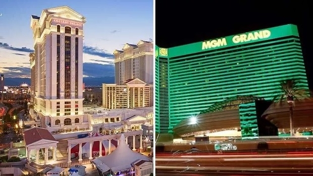 Caesars and MGM return to 100 percent gaming floor capacities in Las Vegas